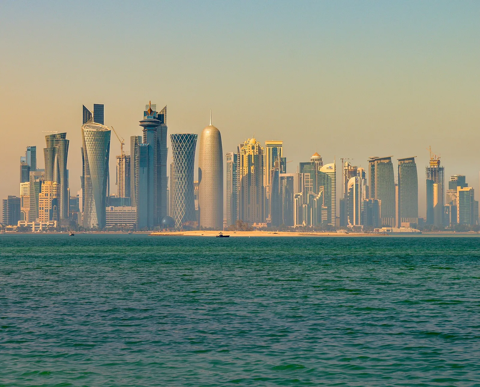 De skyline van Doha, Qatar (archiefbeeld, ter illustratie)