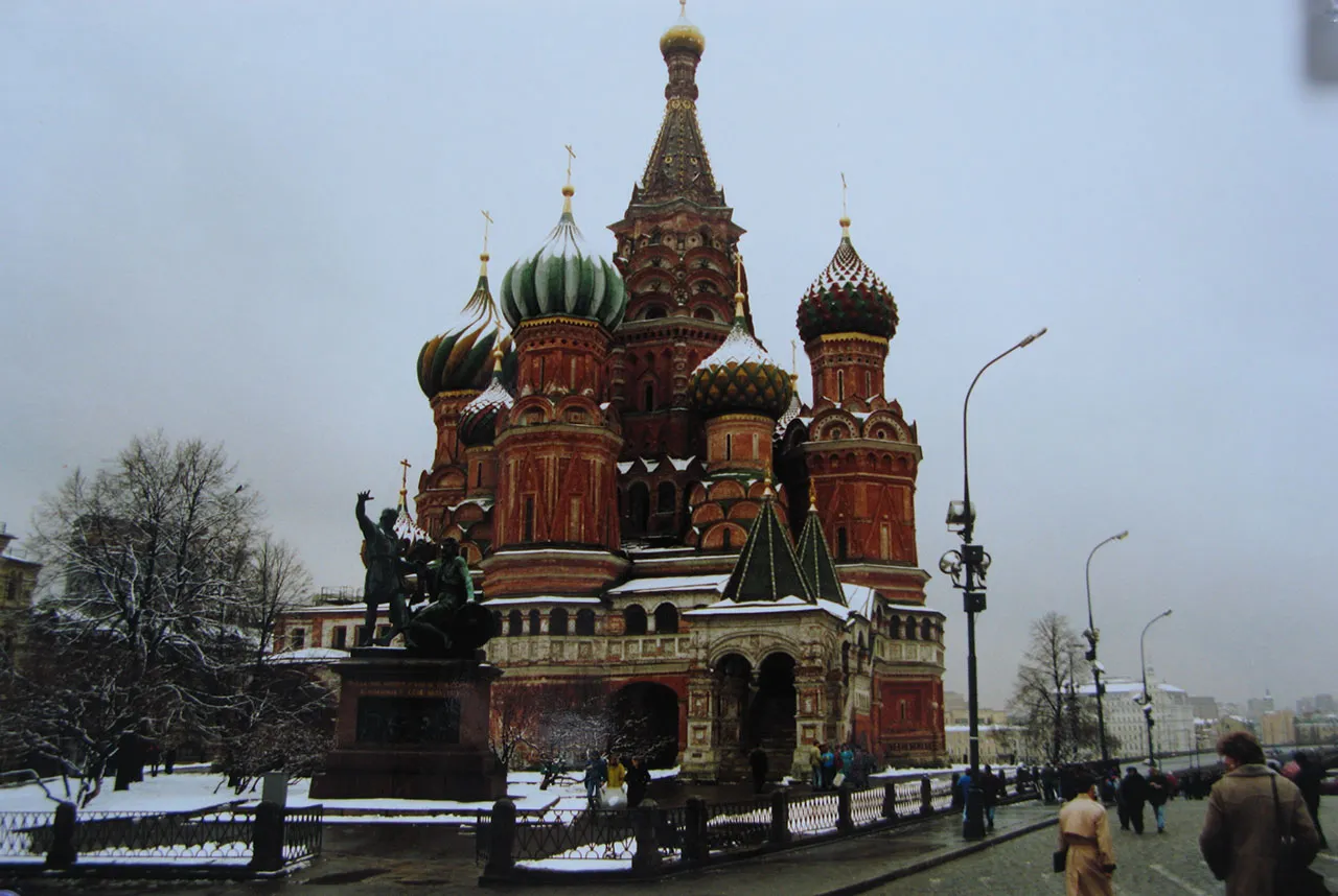 De Basiliuskathedraal aan het Rode Plein in Moskou