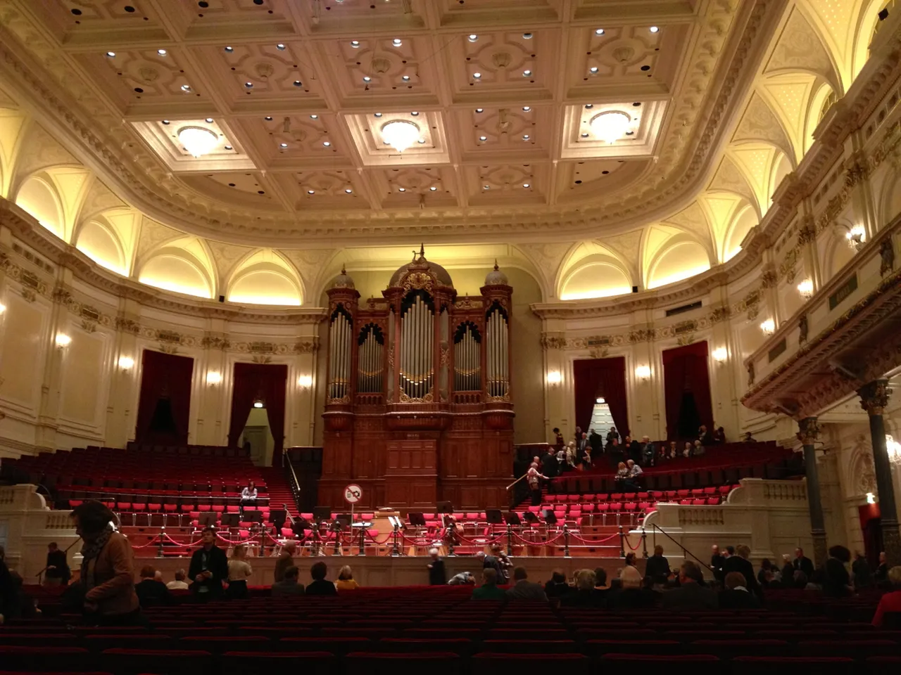 Het Koninklijk Concertgebouw in Amsterdam (ter illustratie)